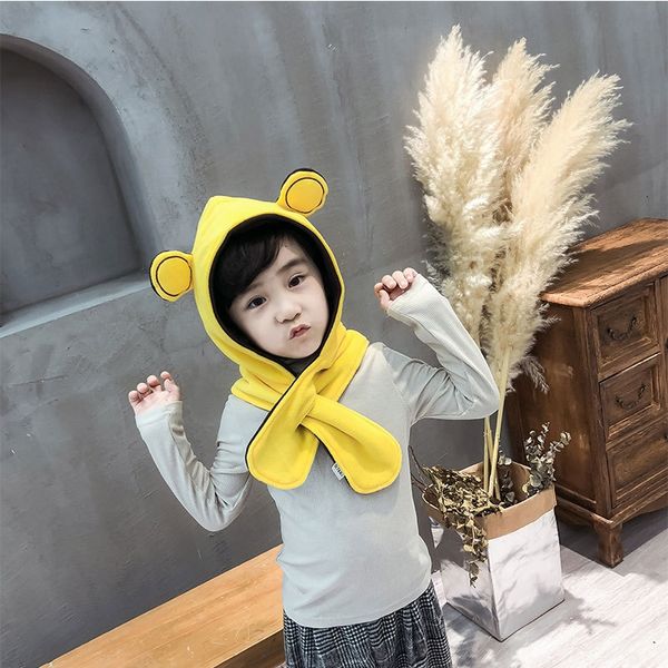 2020 new thickened warm hat warm one-piece set cartoon bear plush scarf outdoor trendy scarf, Red;brown
2020 new thickened warm hat warm one-piece set cartoon bear plush scarf outdoor trendy scarf, Red;brown