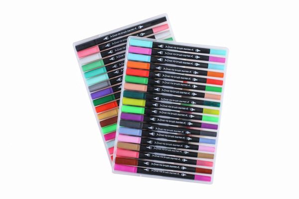 dual tip drawing art brush pens animation sketch markers pen set art supplies coloring drawing brush tip markers
dual tip drawing art brush pens animation sketch markers pen set art supplies coloring drawing brush tip markers