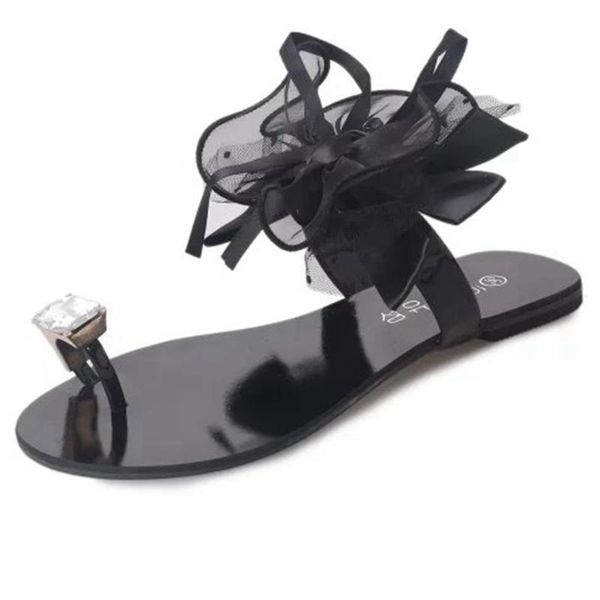 ribetrini elegant ins butterfly-knot shoes women fashion crystal decorating slippers low heel casual summer flip flop, Black
ribetrini elegant ins butterfly-knot shoes women fashion crystal decorating slippers low heel casual summer flip flop, Black