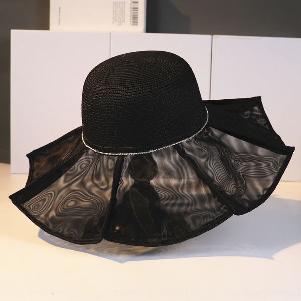 french mesh straw cornice mosaic sunshade straw rhinestone fabric large eaves hat flounder hat seaside holiday, Blue;gray
french mesh straw cornice mosaic sunshade straw rhinestone fabric large eaves hat flounder hat seaside holiday, Blue;gray