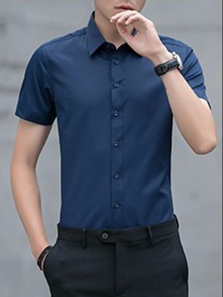 anti-wrinkle white shirt men's short-sleeved shirt men's slim white shirt work trend half-sleeved summer fashion, White;black
anti-wrinkle white shirt men's short-sleeved shirt men's slim white shirt work trend half-sleeved summer fashion, White;black