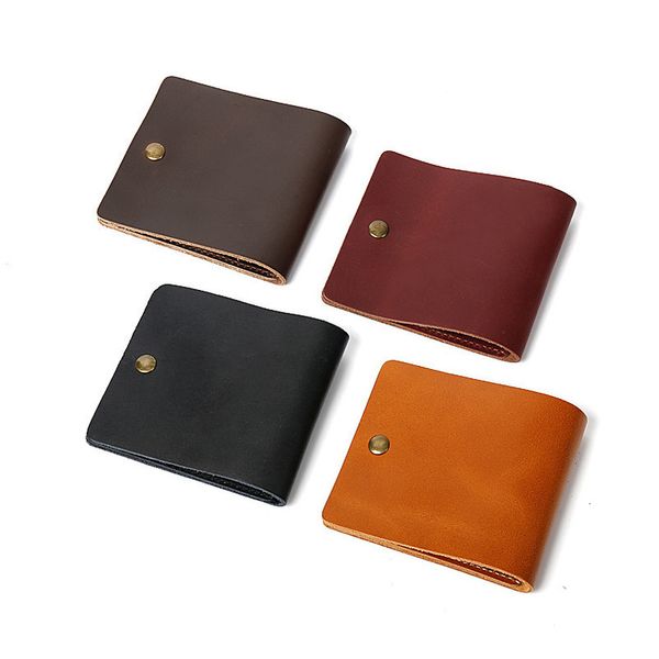 handmade genuine leather wallet men women original design gift genuine leather wallet men coin purse small cow leather, Red;black
handmade genuine leather wallet men women original design gift genuine leather wallet men coin purse small cow leather, Red;black