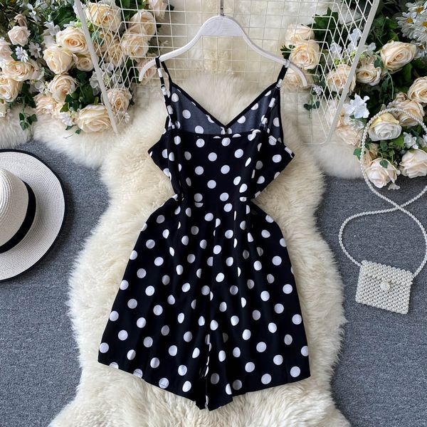 causal fashion korean dot women playsuits sleeveless v-neck slim high waist rompers 2020 summer beach style bodysuits regular, Black;white
causal fashion korean dot women playsuits sleeveless v-neck slim high waist rompers 2020 summer beach style bodysuits regular, Black;white