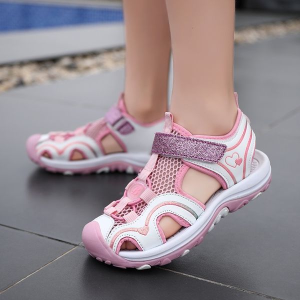 girls' 2020 children's bag and new hollow sandals girls' middle and large children's baotou sandals students' princ, Black;red
girls' 2020 children's bag and new hollow sandals girls' middle and large children's baotou sandals students' princ, Black;red
