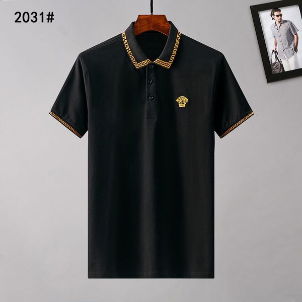 2020 luxury europe paris patchwork men tshirt fashion mens designer t shirt casual men clothes medusa cotton tee luxury polo v88, Gray
2020 luxury europe paris patchwork men tshirt fashion mens designer t shirt casual men clothes medusa cotton tee luxury polo v88, Gray