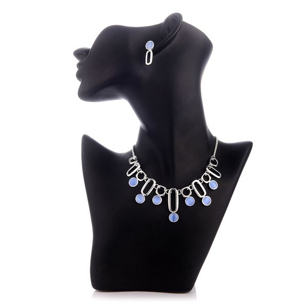 jewelry set fashion woman opal necklace set charm silver color chain choker pendant earrings girls alloy jewelry sets for women
jewelry set fashion woman opal necklace set charm silver color chain choker pendant earrings girls alloy jewelry sets for women