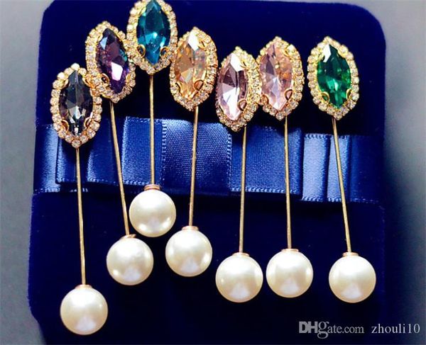 new fashion selling gem pearl fashion one-word pin brooch clasp scarf clasp neckline brooch, Gray
new fashion selling gem pearl fashion one-word pin brooch clasp scarf clasp neckline brooch, Gray