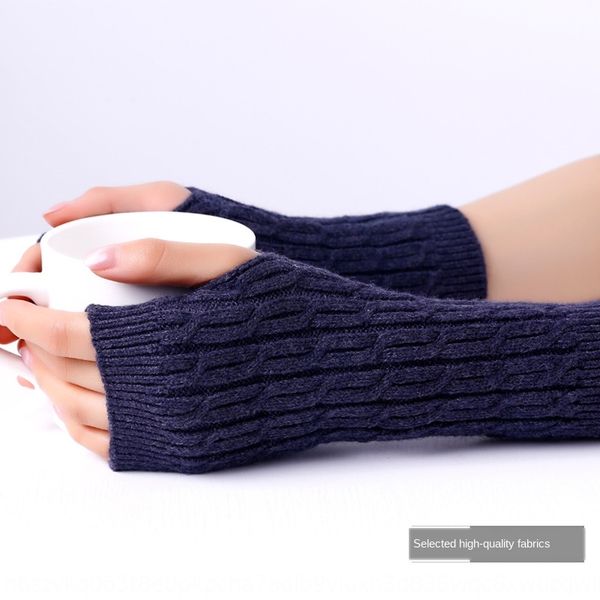 fnkio season men' and women' cashmere knitted warm students' writing computer typing work half finger long warm gloves wris, Blue;gray
fnkio season men' and women' cashmere knitted warm students' writing computer typing work half finger long warm gloves wris, Blue;gray