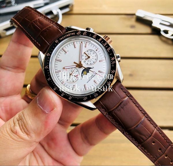 10 style new moon sun function 42mm ceramic bezel 904l steel planet ocean 304.30.44.52.01.001 full automatic machinery men's watches, Slivery;brown
10 style new moon sun function 42mm ceramic bezel 904l steel planet ocean 304.30.44.52.01.001 full automatic machinery men's watches, Slivery;brown