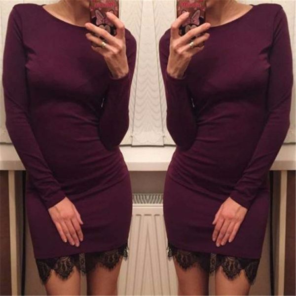 2020 autumn winter women bodycon dress conton lace patchwork hem long sleeve solid evening club dress kawaii lx067, Black;gray
2020 autumn winter women bodycon dress conton lace patchwork hem long sleeve solid evening club dress kawaii lx067, Black;gray