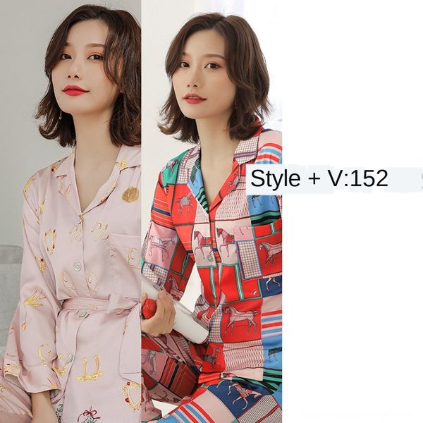 2020 spring silk women's pajamas pajamas long-sleeved trousers crane loose ice silk two-piece suit outdoor home wear suit, Blue;red
2020 spring silk women's pajamas pajamas long-sleeved trousers crane loose ice silk two-piece suit outdoor home wear suit, Blue;red