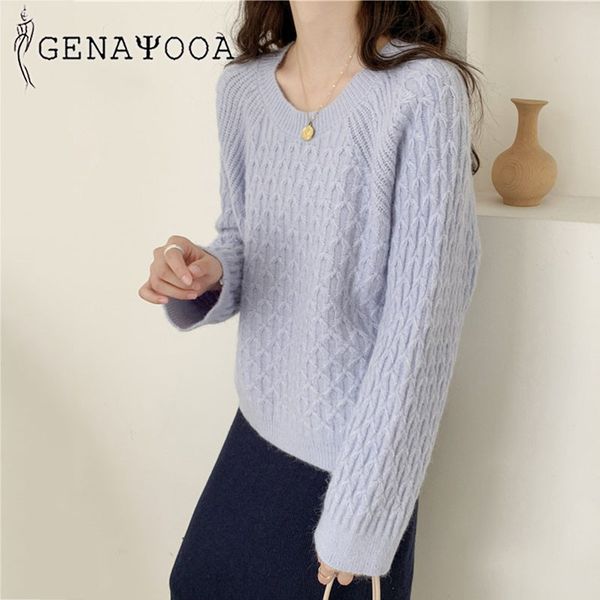 genayooa o-neck casual sweater women 2020 autumn winter women's knitwear minimalist korean knitted casual pullover jumpers, White;black
genayooa o-neck casual sweater women 2020 autumn winter women's knitwear minimalist korean knitted casual pullover jumpers, White;black