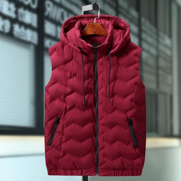 plus size 8xl mens winter sleeveless jacket men down vest men's warm thick hooded coats male cotton-padded work waistcoat, Black;white
plus size 8xl mens winter sleeveless jacket men down vest men's warm thick hooded coats male cotton-padded work waistcoat, Black;white