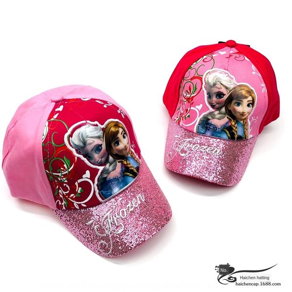 production of children's hat baseball ice and snow edge duck cap autumn cartoon girl's curved eaves baseball cap, Blue;gray
production of children's hat baseball ice and snow edge duck cap autumn cartoon girl's curved eaves baseball cap, Blue;gray