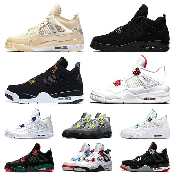new jumpman 4 4s mens trainers basketball shoes sail neon metallic purple black cat athletics men sports sneakers size 40-47, White;red
new jumpman 4 4s mens trainers basketball shoes sail neon metallic purple black cat athletics men sports sneakers size 40-47, White;red