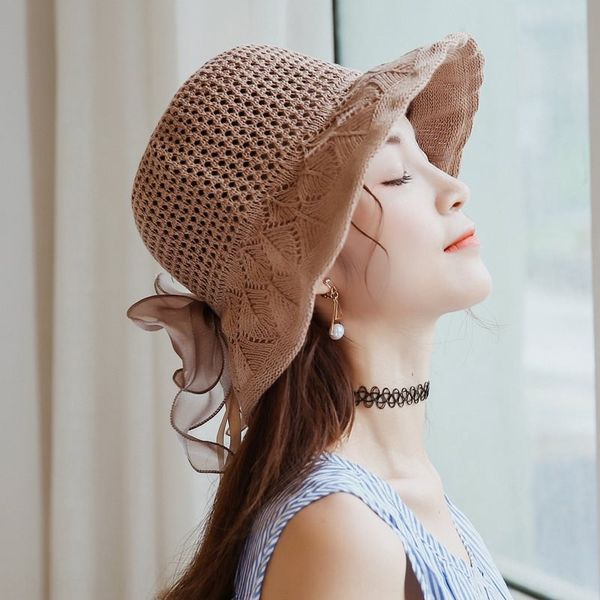 woven children's handmade hollowed-out korean style artistic ribbon sun-proof ribbon hat pink hat women's korean style, Blue;gray
woven children's handmade hollowed-out korean style artistic ribbon sun-proof ribbon hat pink hat women's korean style, Blue;gray