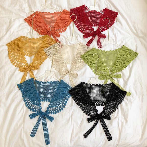 small shawl cotton hollow-out triangular women all-match korean shawl decorative lace lace scarf crochet small scarf, Blue;gray
small shawl cotton hollow-out triangular women all-match korean shawl decorative lace lace scarf crochet small scarf, Blue;gray