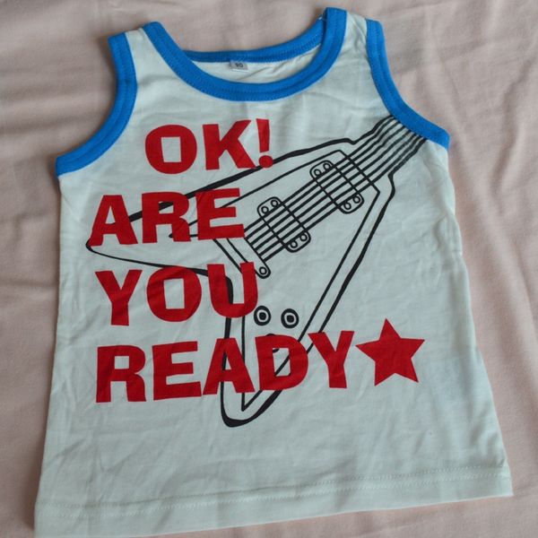 daily boys' cotton clothing summer hurdles vest children's clothing sleeveless close-fitting cotton children's multicolor ves, Blue
daily boys' cotton clothing summer hurdles vest children's clothing sleeveless close-fitting cotton children's multicolor ves, Blue