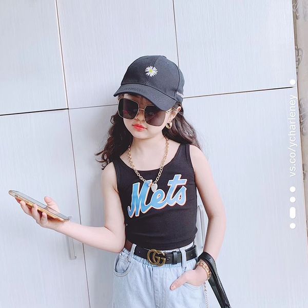 girls camisole new children's letter printing camisole versatile sleeveless vest vest interior western style bottoming top, Blue
girls camisole new children's letter printing camisole versatile sleeveless vest vest interior western style bottoming top, Blue