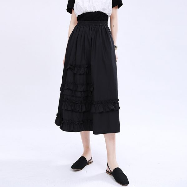 a6wce zhongchuang rizhen 2020 summer fresh layer wooden ear edge cotton elastic waist over the knee skirt women's white day white black
a6wce zhongchuang rizhen 2020 summer fresh layer wooden ear edge cotton elastic waist over the knee skirt women's white day white black