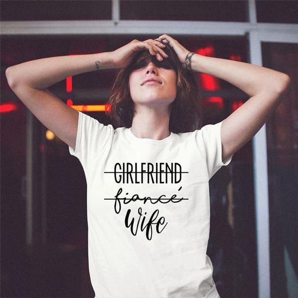 new t shirt girlfriend fiance women wife t shirt engagement gift harajuku slogan t shirt married women honeymoon tee, White
new t shirt girlfriend fiance women wife t shirt engagement gift harajuku slogan t shirt married women honeymoon tee, White