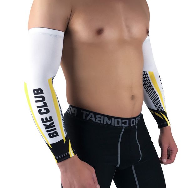 cool men sport cycling running bicycle uv sun protection cuff cover protective arm sleeve bike compression arm warmers sleeves, Black;gray
cool men sport cycling running bicycle uv sun protection cuff cover protective arm sleeve bike compression arm warmers sleeves, Black;gray