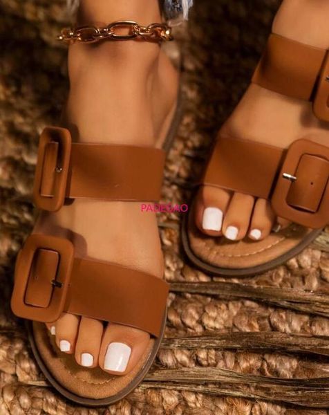 2020 new flat slides women shoes gladiator open toe buckle soft leather slippers female casual women's flat fashion beach shoes, Black
2020 new flat slides women shoes gladiator open toe buckle soft leather slippers female casual women's flat fashion beach shoes, Black