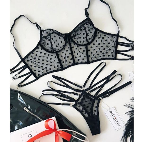ladies women polka dot see through babydoll push up bra hollow out g string thong black red bikini lingerie pyjamas set, White;black
ladies women polka dot see through babydoll push up bra hollow out g string thong black red bikini lingerie pyjamas set, White;black