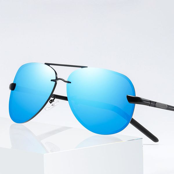 2020 brand man aluminum sunglasses mans driving polarized mirror male sun glasses women for men rimless glasses, White;black
2020 brand man aluminum sunglasses mans driving polarized mirror male sun glasses women for men rimless glasses, White;black