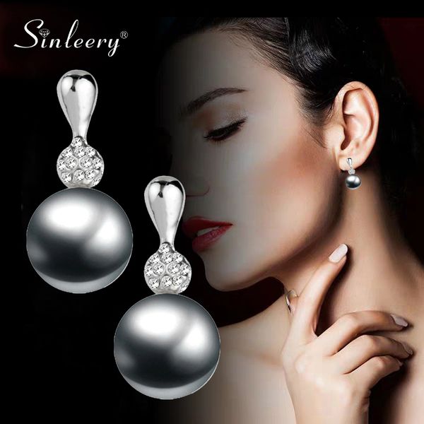 sinleery elegant round gray white pearl stud earrings for women bridal wedding jewelry gifts es207 ssc, Golden;silver
sinleery elegant round gray white pearl stud earrings for women bridal wedding jewelry gifts es207 ssc, Golden;silver