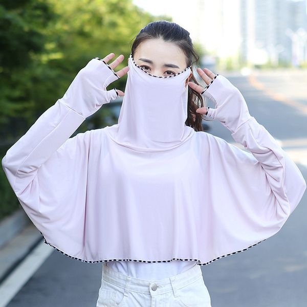 m0dyg 2020 new cycling travel sunscreen clothes women's neck mask pure color ice silk shawl hanging ear bicycle sunscreen clothes bicyc, Blue;gray
m0dyg 2020 new cycling travel sunscreen clothes women's neck mask pure color ice silk shawl hanging ear bicycle sunscreen clothes bicyc, Blue;gray