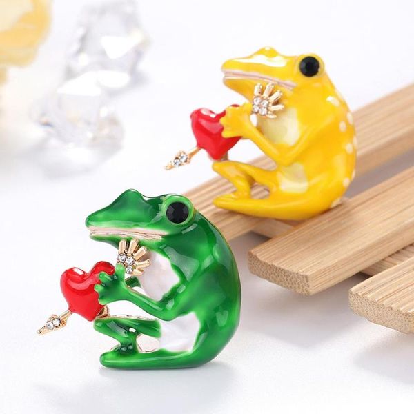 cartoon frog holding heart alloy brooch pin badge clothes corsage accessory custom models banquet dress coat accessories, Gray
cartoon frog holding heart alloy brooch pin badge clothes corsage accessory custom models banquet dress coat accessories, Gray