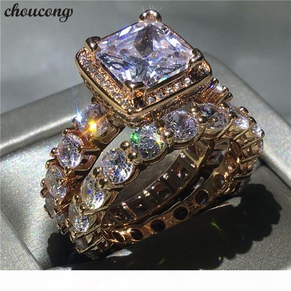 choucong 2018 Vintage ring Diamond Rose Gold Filled 925 silver Engagement Wedding Band Rings set For Women Bridal bijoux
choucong 2018 Vintage ring Diamond Rose Gold Filled 925 silver Engagement Wedding Band Rings set For Women Bridal bijoux