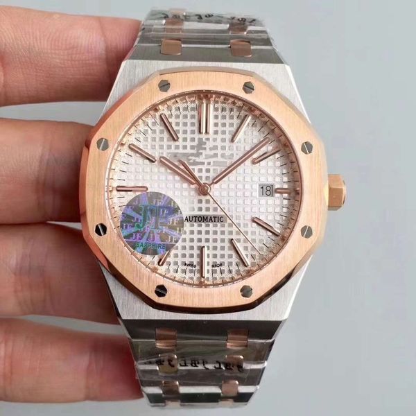 op-version jf royal series 15400st.oo.1220st.02 white dial cal.3120 automatic movement mens watch 904l steel case strap sport watches, Slivery;brown
op-version jf royal series 15400st.oo.1220st.02 white dial cal.3120 automatic movement mens watch 904l steel case strap sport watches, Slivery;brown