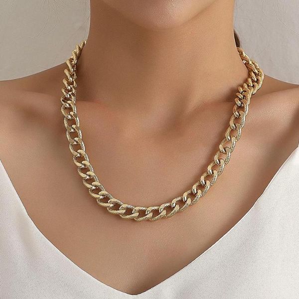 punk cuban link chain choker necklace for women charm necklace collares jewelry hiphop big chunky alloy gold color thick chain, Silver
punk cuban link chain choker necklace for women charm necklace collares jewelry hiphop big chunky alloy gold color thick chain, Silver