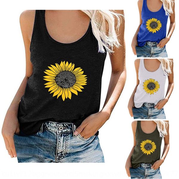 pc3at 2020 sunflower printed sleeveless round collar t-shirt 2020 women's sunflower printed sleeveless vest vest round collar women, Camo
pc3at 2020 sunflower printed sleeveless round collar t-shirt 2020 women's sunflower printed sleeveless vest vest round collar women, Camo