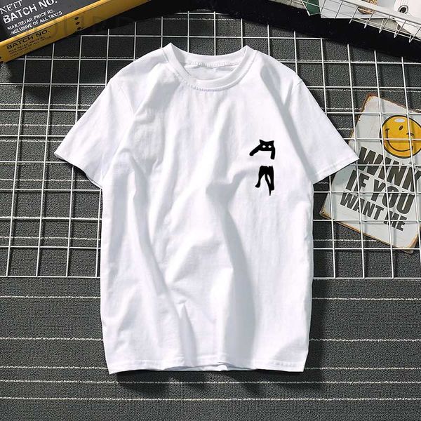 women's t-shirt hanging cat graphic printed short sleeve o neck tshirt causal summer women for fashion clothes tumblr, White
women's t-shirt hanging cat graphic printed short sleeve o neck tshirt causal summer women for fashion clothes tumblr, White