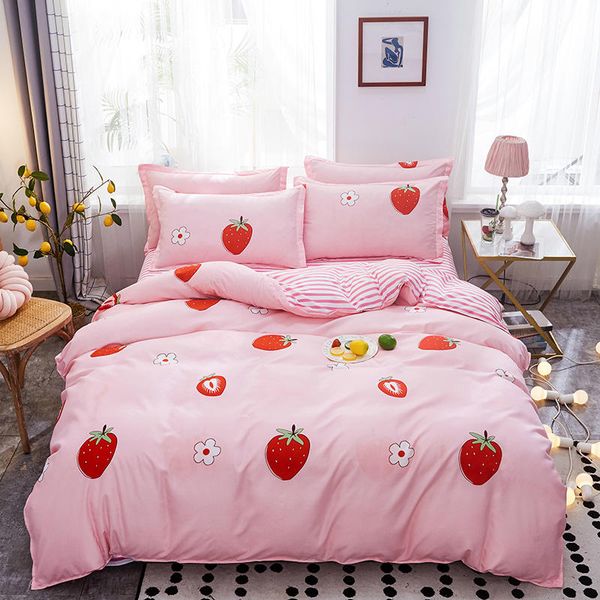 bedding sets pink strawberry girl printed 4pcs boy kid bed cover set duvet child sheet pillowcase comforter
bedding sets pink strawberry girl printed 4pcs boy kid bed cover set duvet child sheet pillowcase comforter