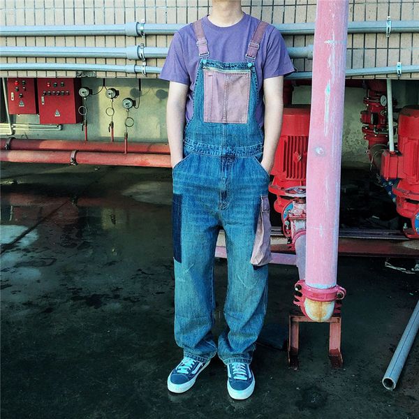 men's jeans moruancle mens baggy hip hop denim bib overalls loose jumpsuits for man workwear suspenderpants rompers with big pockets, Blue
men's jeans moruancle mens baggy hip hop denim bib overalls loose jumpsuits for man workwear suspenderpants rompers with big pockets, Blue