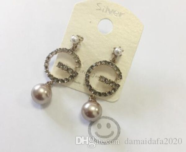 fashion temperament rhinestone pendant pearl letter female simple trend earrings ear clip jewelry accessories, Gray
fashion temperament rhinestone pendant pearl letter female simple trend earrings ear clip jewelry accessories, Gray