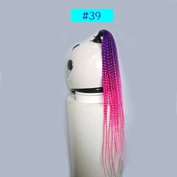 tyle motorcycle helmet ponytail braids wig with suction cup diy decoration with afro-american weave style
tyle motorcycle helmet ponytail braids wig with suction cup diy decoration with afro-american weave style