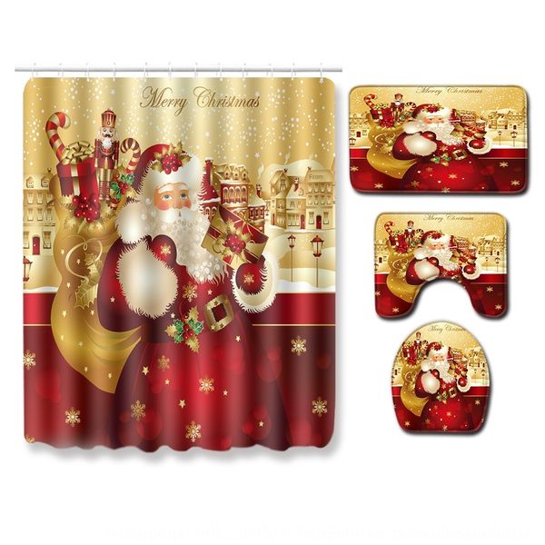 christmas series bathroom curtain bathroom combination four-piece set toilet set of 4 floor carpet mat carpet floor mat
christmas series bathroom curtain bathroom combination four-piece set toilet set of 4 floor carpet mat carpet floor mat