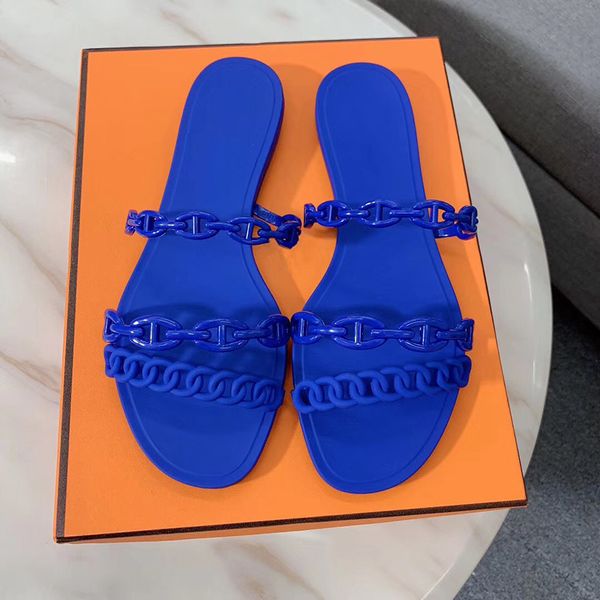designer slippers women sandals rivage chaine d'ancre rubber jelly sandals slides flat flip flops slippers party wedding shoes with box, Black
designer slippers women sandals rivage chaine d'ancre rubber jelly sandals slides flat flip flops slippers party wedding shoes with box, Black