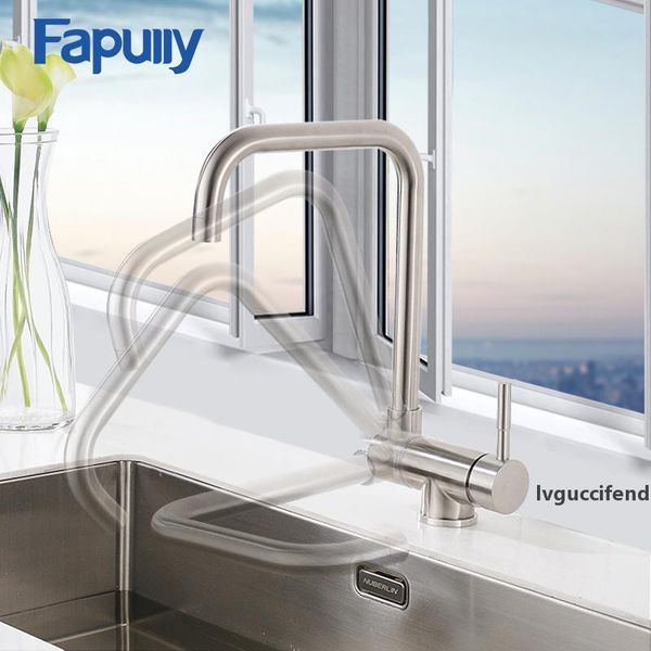 fapully brass kitchen faucet foldable single handle crane 360 degree rotate mixer sink tap mixer cold water torneira 500-33n t200424
fapully brass kitchen faucet foldable single handle crane 360 degree rotate mixer sink tap mixer cold water torneira 500-33n t200424