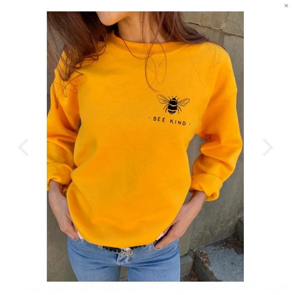 long-sleeved bee kind pattern trendy letters casual long-sleeved bee kind pattern sweater sweater trendy letters casual top, Black
long-sleeved bee kind pattern trendy letters casual long-sleeved bee kind pattern sweater sweater trendy letters casual top, Black