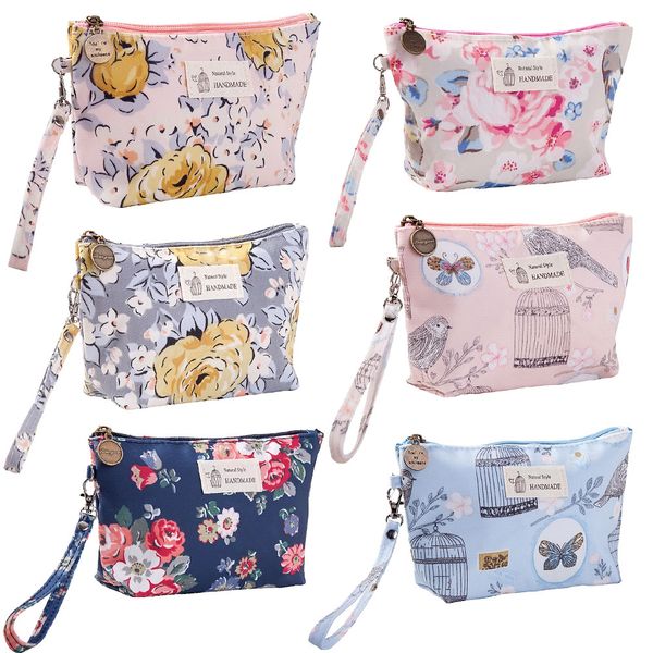 6 different retro flowers pattern makeup bags canvas cosmetic bag creative gifts for girls women zipper handbag toiletries organizer
6 different retro flowers pattern makeup bags canvas cosmetic bag creative gifts for girls women zipper handbag toiletries organizer
