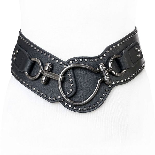 garment rivet alloy rings buckle cummerbunds punk rock style elastic bandage for romantic goth waist belt accessories, Black;brown
garment rivet alloy rings buckle cummerbunds punk rock style elastic bandage for romantic goth waist belt accessories, Black;brown