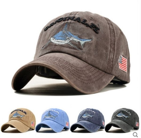 foreign baseball cap popular cartoon water-washed embroidered shark hat baseball cap summer, Blue;gray
foreign baseball cap popular cartoon water-washed embroidered shark hat baseball cap summer, Blue;gray
