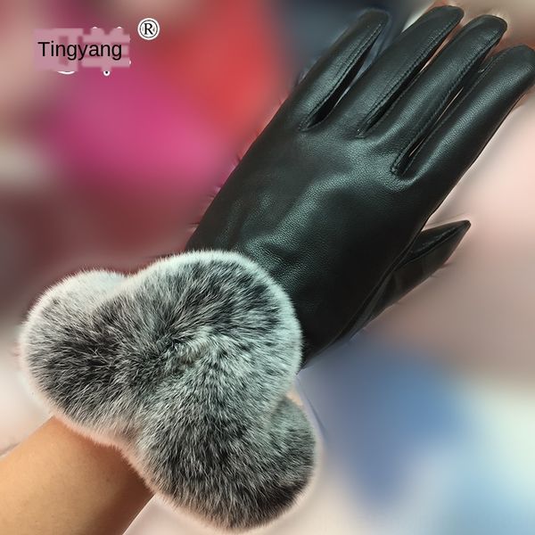 haining genuine leather winter women' leather rex rabbit fur plus warm and gloves velvet warm windproof sheepskin gloves, Blue;gray
haining genuine leather winter women' leather rex rabbit fur plus warm and gloves velvet warm windproof sheepskin gloves, Blue;gray