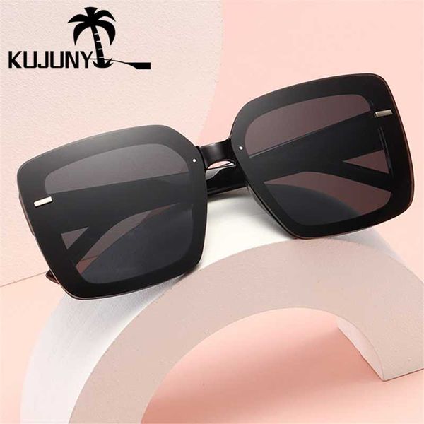 kujuny female oversized sunglasses 2020 men bige frame sun glasses women design eyeglasses square eyewear sunshade, White;black
kujuny female oversized sunglasses 2020 men bige frame sun glasses women design eyeglasses square eyewear sunshade, White;black
